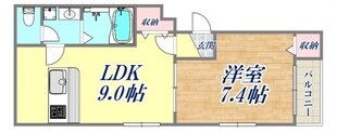 コムディッソテノールの物件間取画像